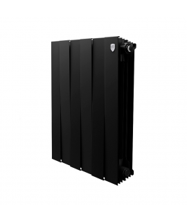 Секционный биметаллический радиатор Royal Thermo PianoForte 500, Noir Sable, количество секций 6