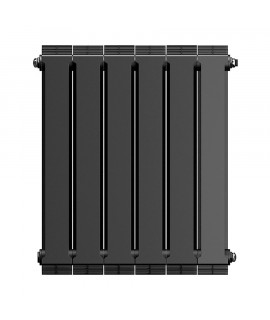 Секционный биметаллический радиатор Royal Thermo PianoForte 500, Noir Sable, количество секций 6