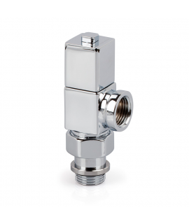 Вентиль SR Rubinetterie осевой, серия Esedra 1/2", ручной регулировки, цвет хром