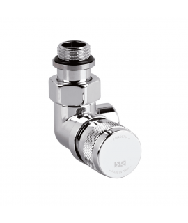Вентиль на подачу вертикальный SR Rubinetterie Tondera 1/2", ручной регулировки, левый, Хром