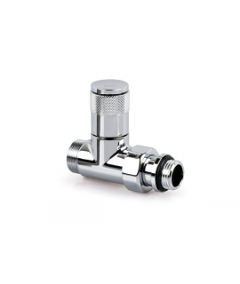 Прямой вентиль SR Rubinetterie Tondera, ручная регулировка 1/2"х3/4" E, цвет хром