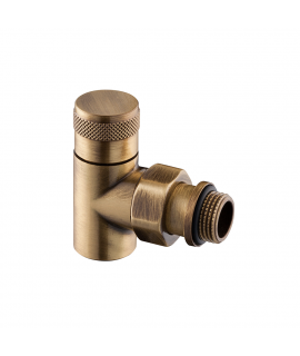 Запорный клапан угловой SR Rubinetterie 1/2", цвет бронза