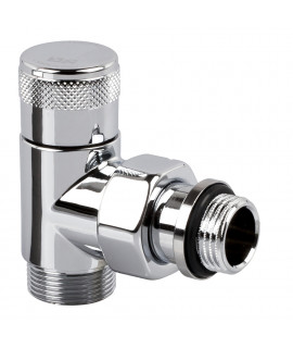 Угловой запорный вентиль SR Rubinetterie Tondera 1/2"х3/4" E, цвет хром