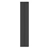 Радиатор КЗТО Соло В 1 -2000-8 RAL1T103S9005 (черный матовый муар)