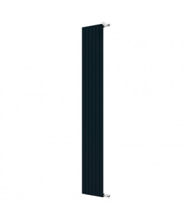 Радиатор КЗТО Соло В 1 -2000-6 RAL1T103S9005 (черный матовый муар)