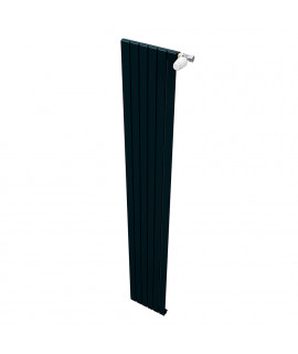 Радиатор КЗТО Соло В 1 -2000-6 RAL1T103S9005 (черный матовый муар)