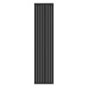 Радиатор КЗТО Соло В 1 -2000-10 RAL1T103S9005 (черный матовый муар)
