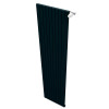 Радиатор КЗТО Соло В 1 -2000-10 RAL1T103S9005 (черный матовый муар)