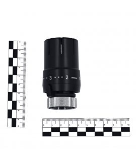 Термостатическая головка Primoclima Armature "Mini", М30х1,5, черный матовый