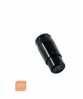 Термостатическая головка MINI Diamant цвет черный RAL 9005 (601100033)