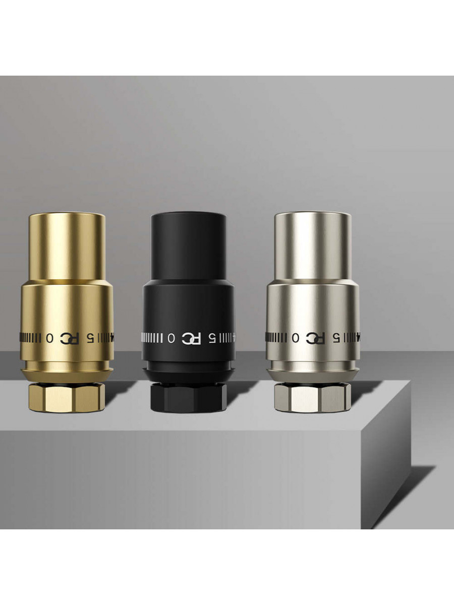 Термостатическая головка Primoclima Armature "CRISTAL" М30х1,5 цвет золото