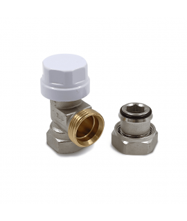 Вентиль угловой Primoclima Armature термостатический 1/2", никелированный
