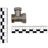 Клапан запорный Primoclima Armature прямой ВР-НР 1/2"х3/4", без хвостовика, никель