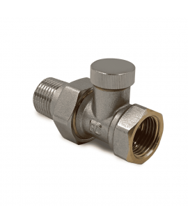 Запорный клапан Primoclima Armature прямой 1/2", никелированный