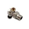 Запорный клапан Primoclima Armature прямой 1/2", никелированный