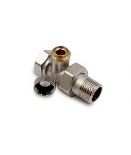 Запорный клапан Primoclima Armature прямой 1/2", никелированный