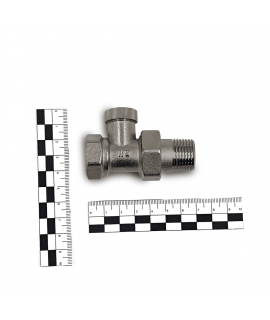 Запорный клапан Primoclima Armature прямой 1/2", никелированный