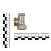 Клапан запорный Primoclima Armature угловой ВР-НР 1/2"х3/4", без хвостовика, никель