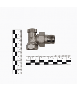 Запорный клапан Primoclima Armature угловой 1/2", никелированный
