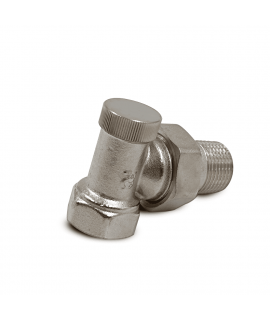 Запорный клапан Primoclima Armature угловой 1/2", никелированный