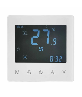 Термостат настенный ТН22 (110V-240VAC, fan control 0-10V, Wifi) белый (для HTS)