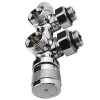 Узел нижнего подключения терм. Primoclima Armature "Lunar" угловой левый 1/2"х3/4"Е, цвет хром