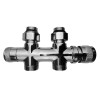 Узел нижнего подключения Primoclima Armature термостатический "Lunar" прямой 1/2"х3/4"Е, Хром