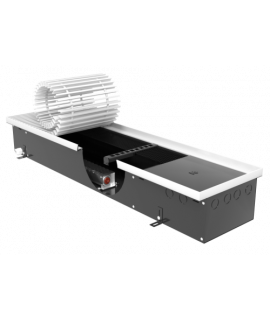 Конвектор внутрипольный с принудительной конвекцией (24В) Vitron ВКВ 110-200-1500 мм, мощность 3383Вт (Решетка входит в комплект)