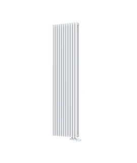 Радиатор КЗТО QUADRUM 30 V 2- 1750-12 UT RAL1T104S9016 (белый муар)